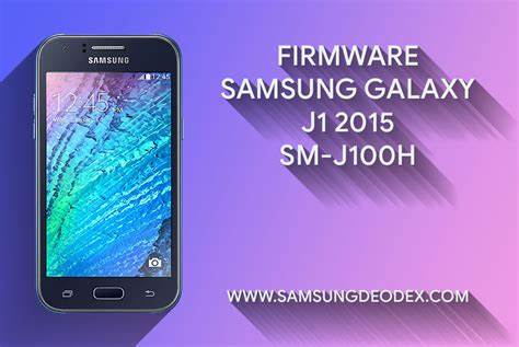 Firmware Samsung J1 Sm J100h Indonesia