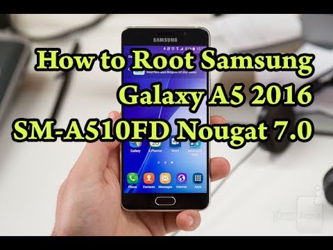 Cara Root Samsung A5 2016 Sm A510fd